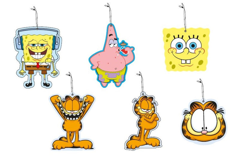 Pack 60 Unids Aromatizantes Auto Nickelodeon