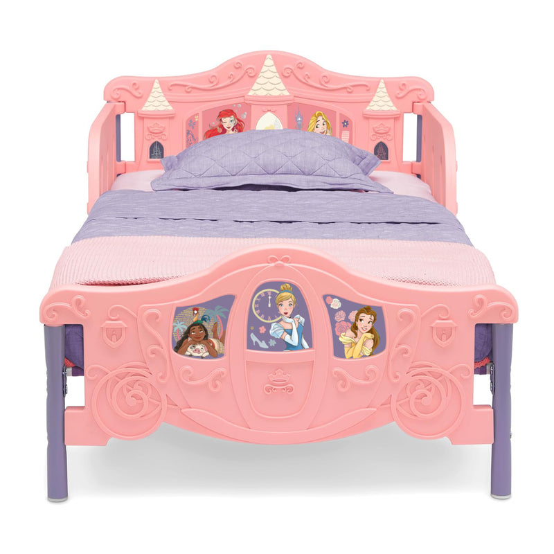 Cama de Transición Niña Princesas Rosada