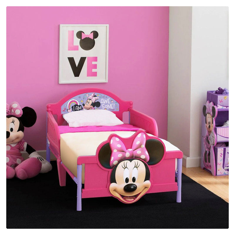 Cama de Transición Niña Minnie Rosada