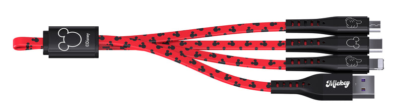 Cable Celular 3 en 1 Mickey