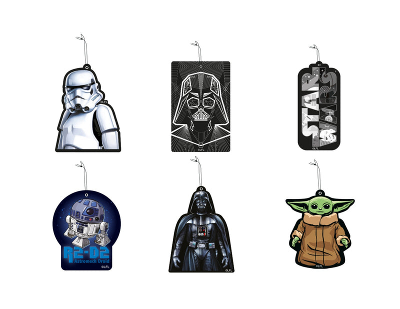 Pack 60 Unids Aromatizantes Auto Star Wars