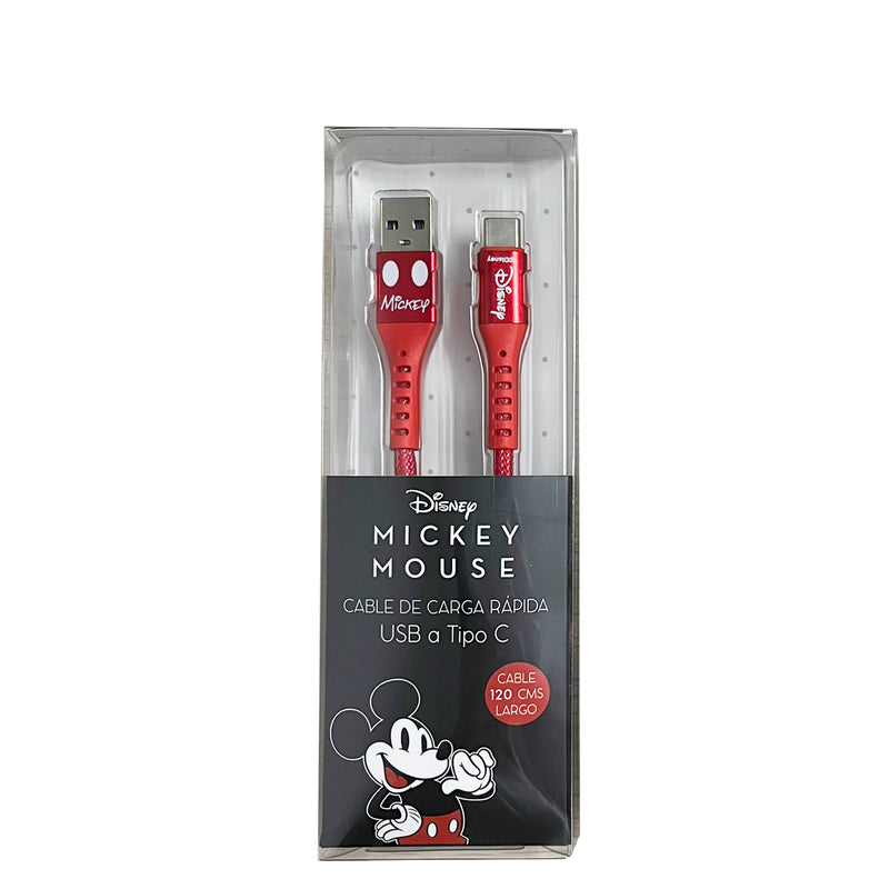 Cable Celular USB a C Mickey