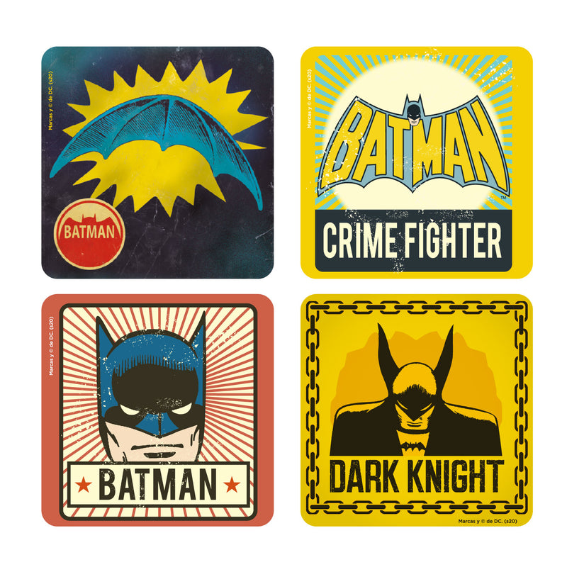 Set 4 Posavasos Batman