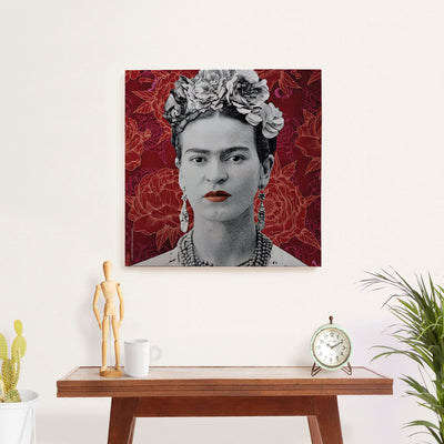 Pack 24 Unids Cuadros Canvas Frida Kahlo B 30x30 cms