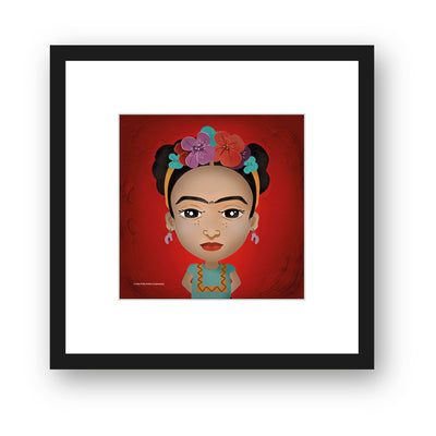 Pack 12 Unids Cuadros Frida Kahlo A 40x40 cms