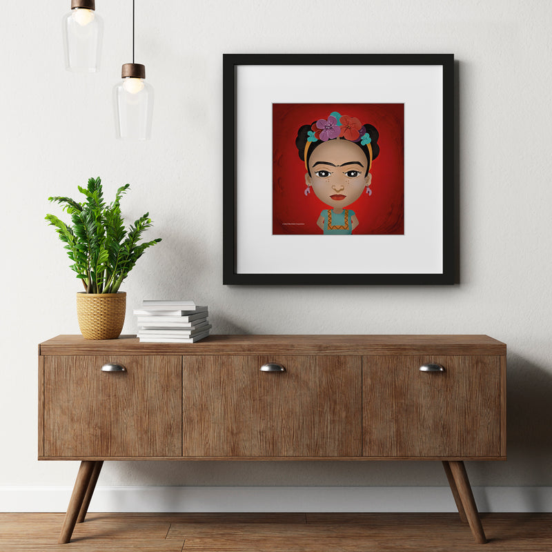 Pack 12 Unids Cuadros Frida Kahlo A 40x40 cms